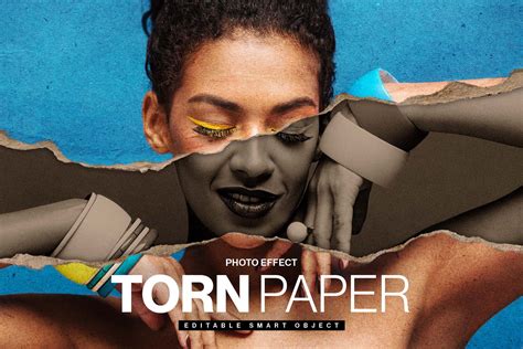 Paper Tear Effect Template - DesignerCandies