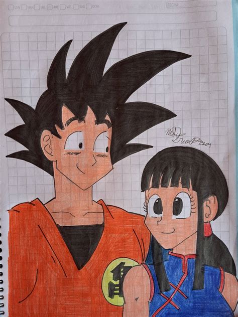 Goku and Chi-Chi by matiriani28 on DeviantArt