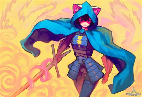 Blue Cat Warrior by Andaerz on Newgrounds