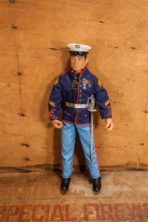 Vintage 1994 GI JOE Hasbro Marine Parade Dress Outfit Soldier Action ...