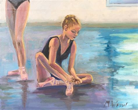 Ballet Class Painting by Mary Wassil - Fine Art America