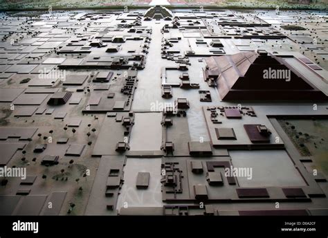 Museo De Sitio - Teotihuacan Museum Diorama in Mexico Stock Photo - Alamy