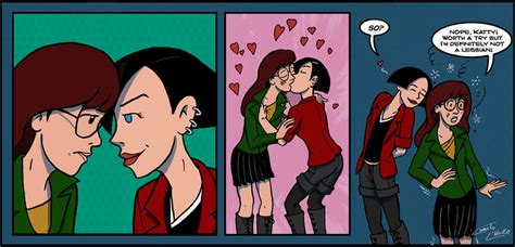 Another Daria and Jane kissing by Christo-LHiver on DeviantArt