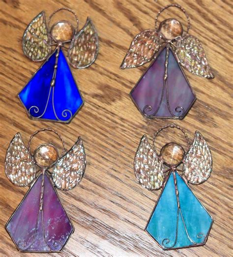 #stainedglassangel Stained Glass Angel, Stained Glass Ornaments, Stained Glass Suncatchers ...