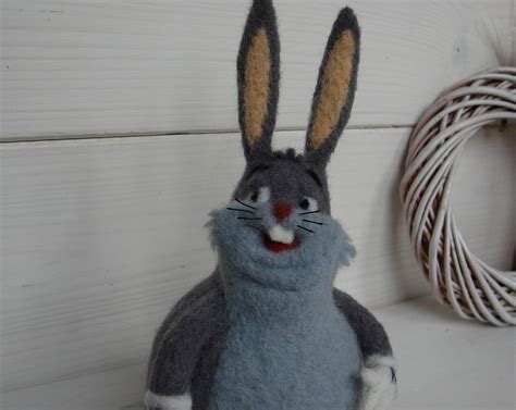 Needle Felted Big Chungus Memes Rabbit Bunny plush toy | Etsy