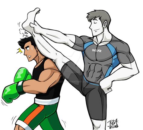 Wii Fit Trainer (Male) & Little Mac | Super smash bros memes, Smash bros funny, Wii fit