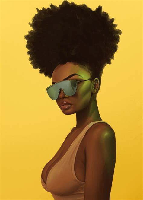 Black Women Art! — Artist: Terrato Worzen Black Love Art, Black Is Beautiful, Black Art Painting ...