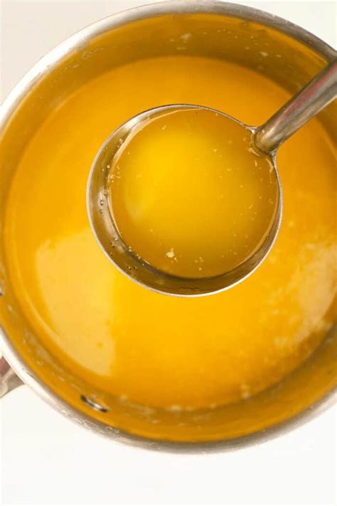 How to Make Liquid Butter - Clarified Butter - How to Make Ghee