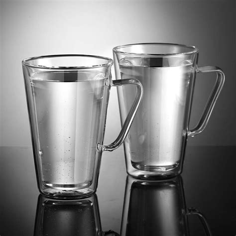 Ecooe 450 ml glass cup with handle - Ecooe