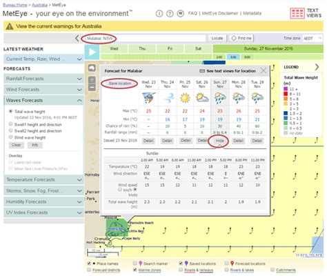 Using MetEye for boating - Marine Knowledge Centre