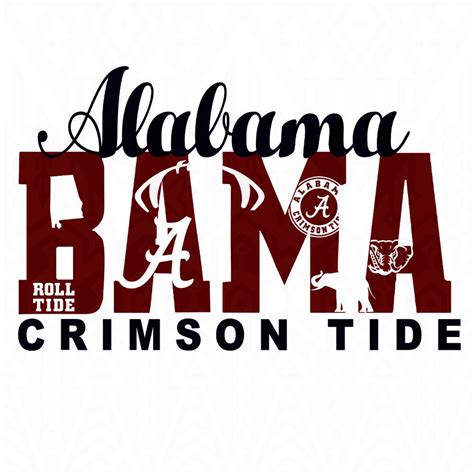 Alabama Crimson Tide Logo Vector at Vectorified.com | Collection of Alabama Crimson Tide Logo ...