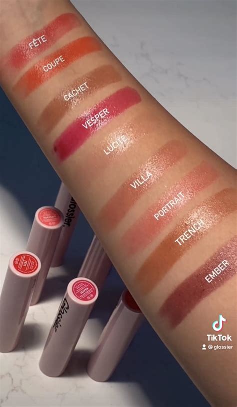 finally some ultralip swatches : r/glossier