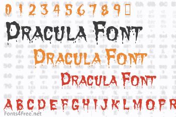 Dracula Font Download - Fonts4Free