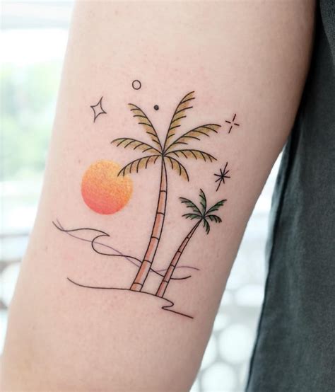 13 Palm Tree Tattoos That Will Inspire You