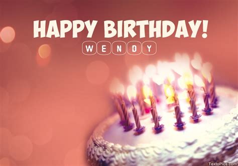 Happy Birthday Wendy pictures congratulations.