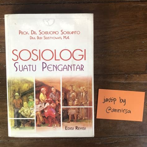 Jual Sosiologi Suatu Pengantar Edisi Revisi Prof Soerjono Soekanto ...