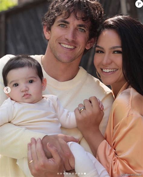 Cassie, son mari Alex Fine et leur fille Frankie. Juin 2020. - Purepeople