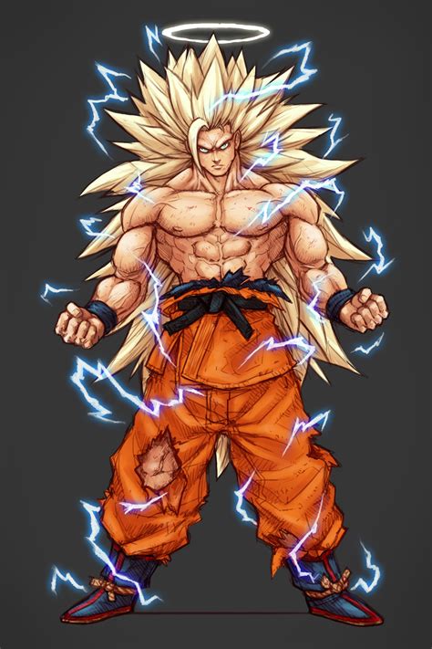 ArtStation - SS3 angel Goku, Guillem Daudén | Dragon ball super goku ...