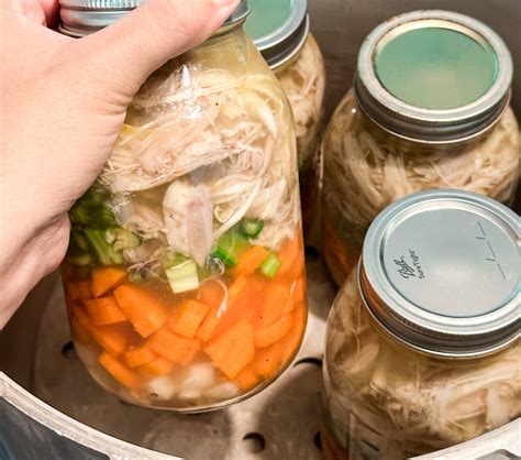 Pressure Canning Chicken Soup: a Recipe for Beginners