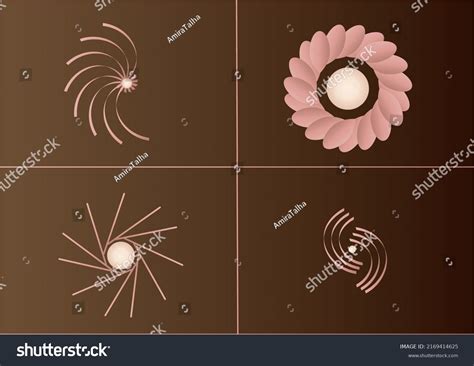 Beautiful Gradient Texture Logo Set Pink Stock Illustration 2169414625 ...