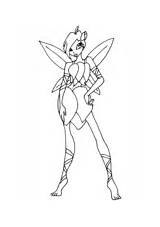 Ausmalbilder Winx Club  Malvorlagen Kostenlos Zum Ausdrucken sketch template