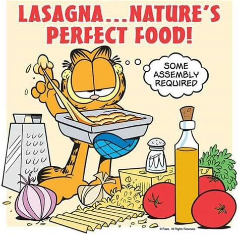 Lasagna.. | Garfield y sus amigos, Garfiel, Garfield