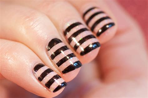 ILNP Sweet Pea Striped Nail Art - May contain traces of polish