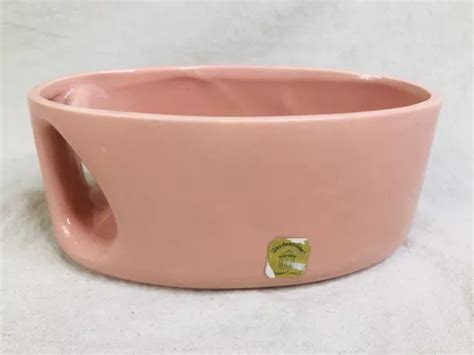 VINTAGE HAEGER GARDENHOUSE Ceramic Planter Collectible MCM Atomic Salmon Pink $21.95 - PicClick