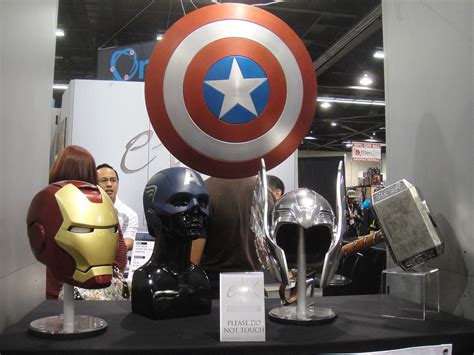 WonderCon 2012 - Avengers prop replicas (Iron Man, Captain… | Flickr
