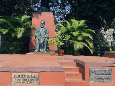 Statue of Jamsetji Nusserwanji Tata an Indian Pioneer Industrialist ...