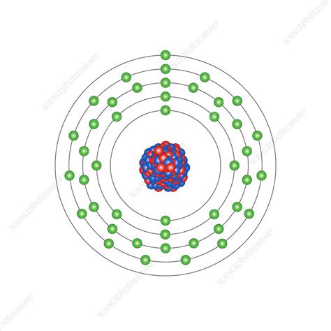 Ruthenium, atomic structure - Stock Image - C013/1594 - Science Photo ...