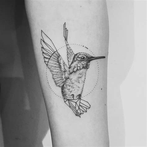 Hummingbird tattoo of Charlotte van Holstein. Done by Eva van Overbeeke // Ink District Amsterda ...