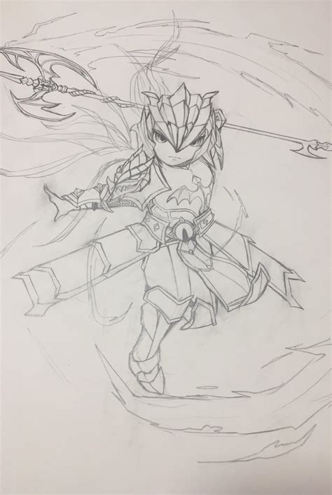 Dragon Knight drawing : r/summonerswar