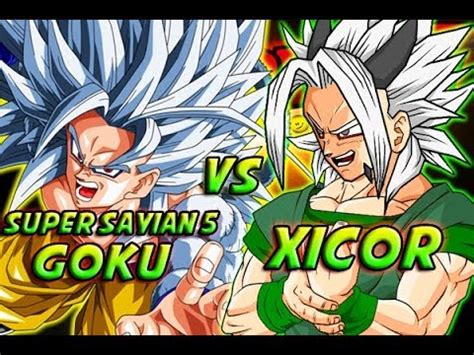 Dragonball Z: What If Battle - Super Saiyan 5 Goku Vs Xicor - YouTube