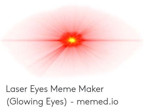 Download Red Glowing Eyes Meme Transparent | PNG & GIF BASE in 2021 ...