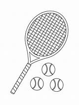 Free Coloring Pages Of A Tennis sketch template