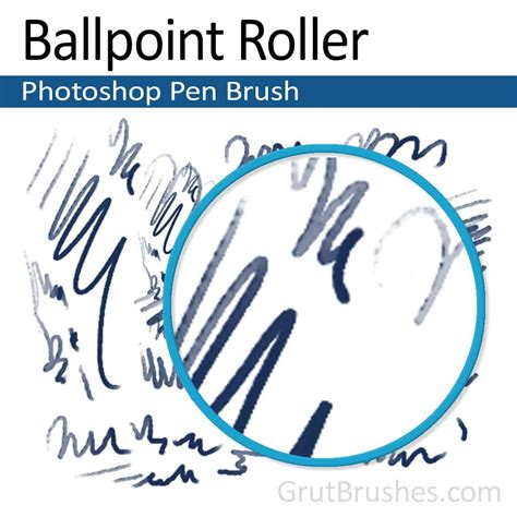 Ballpoint Roller - Photoshop Ink Brush - Grutbrushes.com