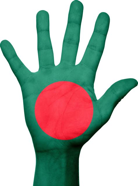 Bangladesh,flag,hand,national,country - free image from needpix.com