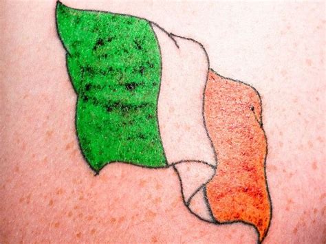 Coloured irish flag tattoo | Irish tattoos, Tattoos for guys, Irish flag tattoo
