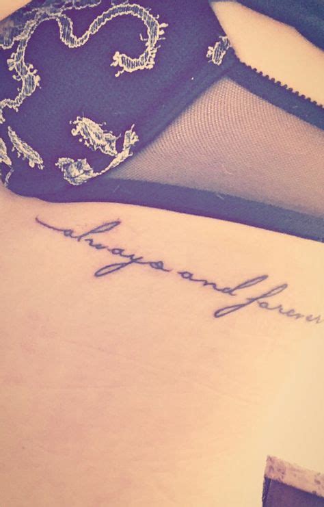 12 Forever and always tattoo ideas | forever and always tattoo, always tattoo, forever tattoo