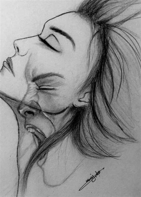 Cuando no tienes paz en el alma y hay que seguir 😩😩😩 | Art drawings sketches creative, Emotional ...