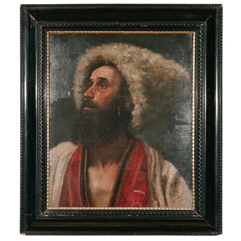 19th Century Oil Painting of Russian Cossack at 1stDibs