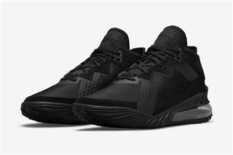 Nike LeBron 18 Low Zero Dark 23 Black CV7562-004 Release Date - SBD