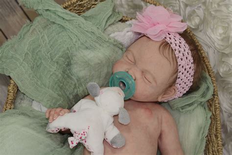 Reborn Full Body solid Silicone Baby Doll ~ Baby Girl Brooklynn LE 10/ ...