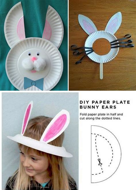 Make Small Easter Plate : 10 Adorable and Easy Easter Bunny Crafts : I put a lot of detail in my ...