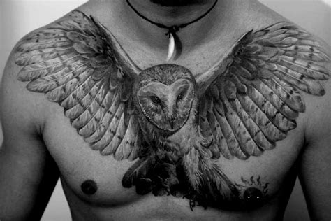 Stunning Tattoo Art | Owl tattoo chest, Tattoos for guys, Chest tattoo