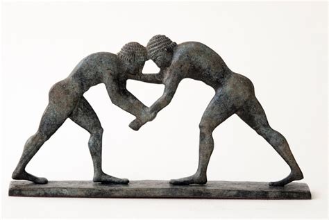 Wrestling Athletes - Ancient Greece Olympic Games