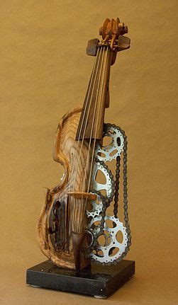 Musical Art, Art Music, Wood Carving Art, Wood Art, Wood Sculpture, Sculptures, Violin Art, Arte ...