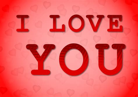 I Love You Free Stock Photo - Public Domain Pictures