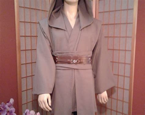 Star Wars Jedi Knight Size Medium 4 Piece Costume Handmade Hooded Long Sleeve Tunic and Tabard ...